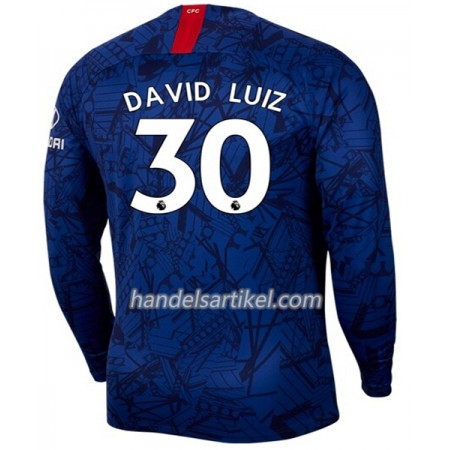 Chelsea DAVID LUIZ 32 Heim Trikotsatz 2019/20 Langarm